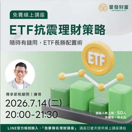 ETF抗震理財策略